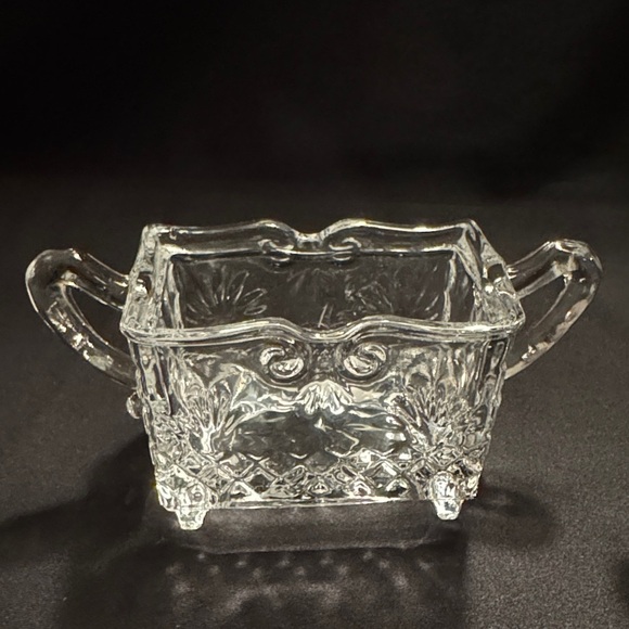 Vintage Shannon Crystal Sugar Bowl and Creamer Set - Picture 2 of 8